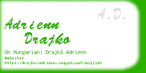 adrienn drajko business card
