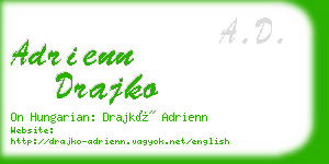 adrienn drajko business card